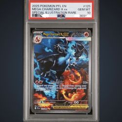 Mega Charizard X Ex #125/094 PSA 10