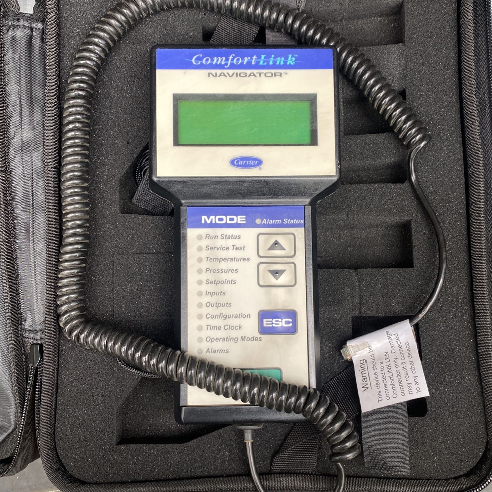 Carrier Comfort Link Navigator