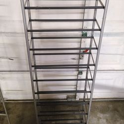 Shoe Rack - 5'2" x 10" + Shoe Rack 3' x 1'6"
