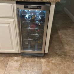 Reduced! Built In Wine fridge