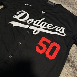 LA Dogers  Mookie Betts World Series Champions Black Nike Jersey Size XXL