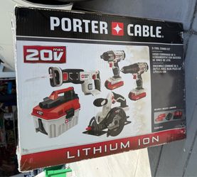 Porter Cable 5 tool combo kit - new open box