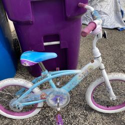 Girls 16” Wheel Frozen Bike