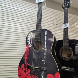 Johnson Acoustic Guitar Fireball whiskey