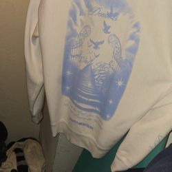 Hasta Muerte Death Is Only The Beginning White Hoodie