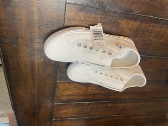 White Hurley Slip Ons