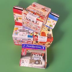 💫HUGE DEAL! RE-MENT x6 SETS *133* PCS in TOTAL! 1:18 Pose Skeletons Dollhouse Miniatures