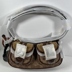 Coach Ashton Bag With Signature Canvas NWT