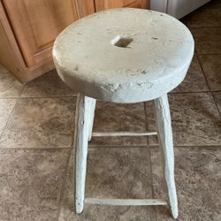 Primitive  Hand carved Stool