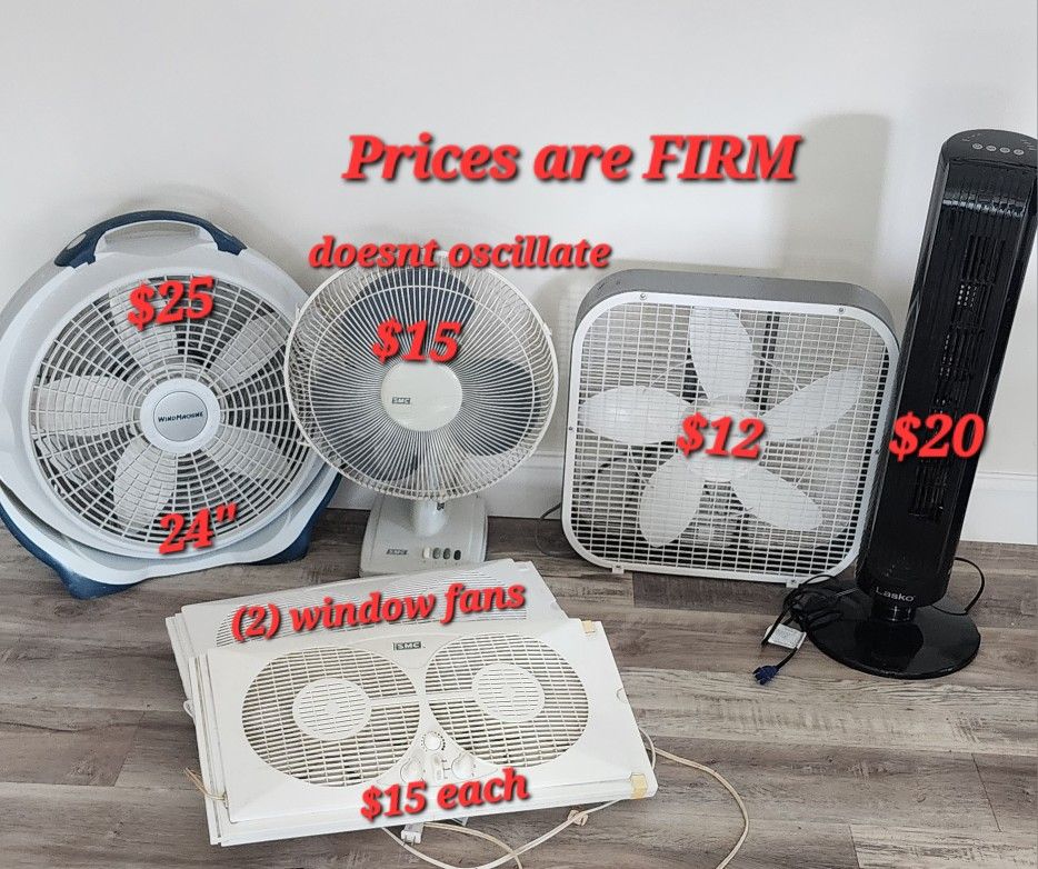FANS FANS FANS READ DESCRIPTION