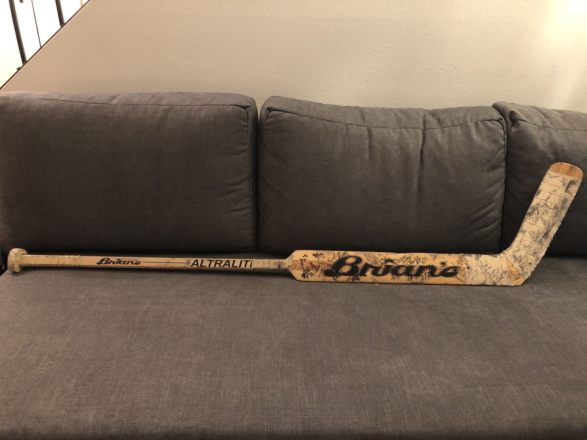 LA Kings Golie Jaimie Storr Team Signed  Stick Used For Only $35!