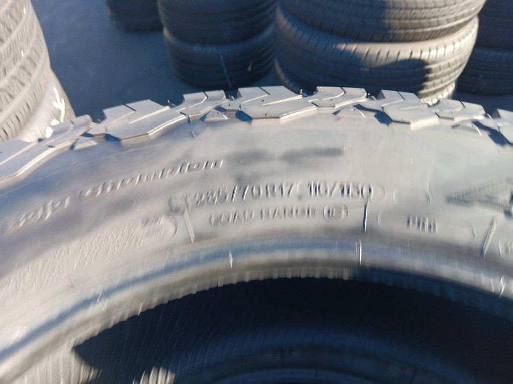 4 Llantas Lt285 70 R 17 Bfgoodrich All Terrain