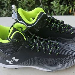 New Under Armour Highlight Hammer 2.0 MC Men's Football Cleats, Size 10