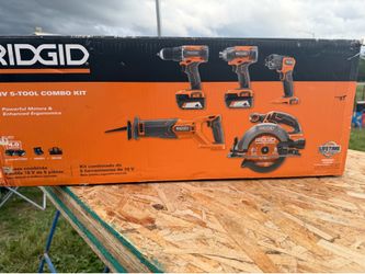 Rigid 18V 5-Tool Combo Kit