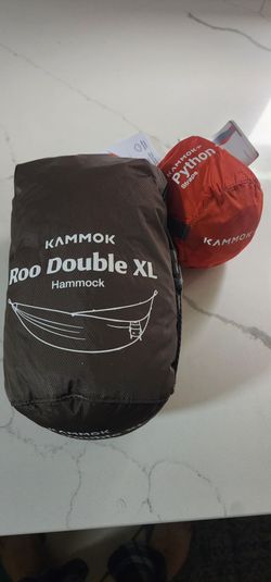 Kammok Roo Double XL Hammock with Python Straps NEW