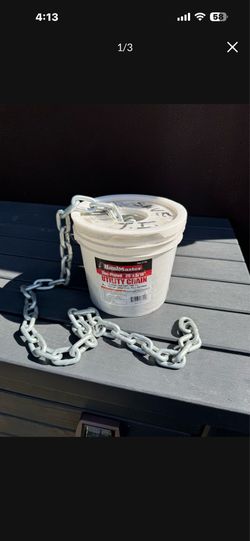 Bucket of Utility Chain 5/16” x 25’