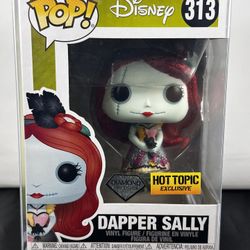 Funko Pop! Disney #313 Dapper Sally Diamond Hot Topic Exclusive Vinyl Figure