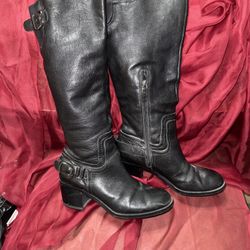 Black Leather Boots
