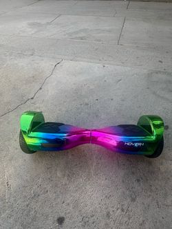 Rainbow hoverboard