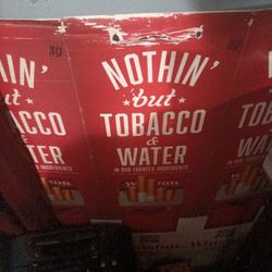 Winston Tabbacco Sign Plastic Cardboard Foldable For Decor