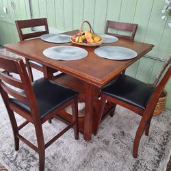Height Table With 4 Chairs (Mire Mis Demás Ofertas) 