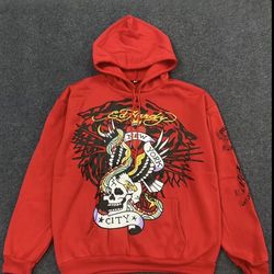 ED HARDY (CUSTOM) HOODIE 💯% BRAND NEW!  🥶