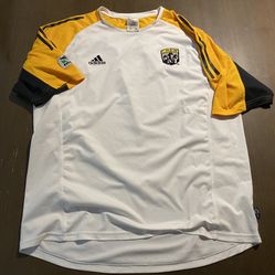 Vintage Columbus Crew XL Adidas Soccer Jersey Training Top MLS Adult Men Y2K 90s
