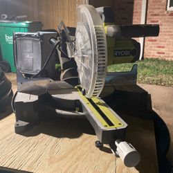 Ryobi 15amp 10” Sliding compound saw 