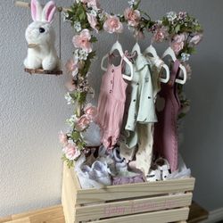 Baby Crate/ Baby Shower Gift/ Baby Gift / Welcome Baby Gift/ Baby Closet Crate/ Baby Gift Crate / Gender Reveal Gift