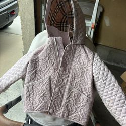 Burberry Coat (Light Pink) 2T