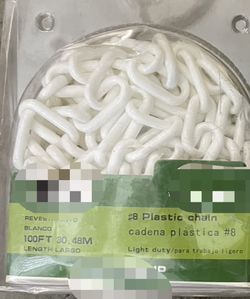 #8 plastic chains