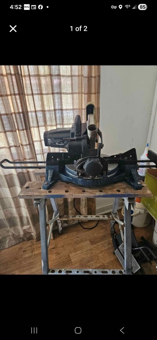 Ryobi 10" 120V Miter Saw with Stand