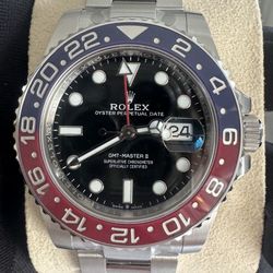 New 2024 126710BLRO Rolex GMT Master II Pepsi Oyster Bracelet
