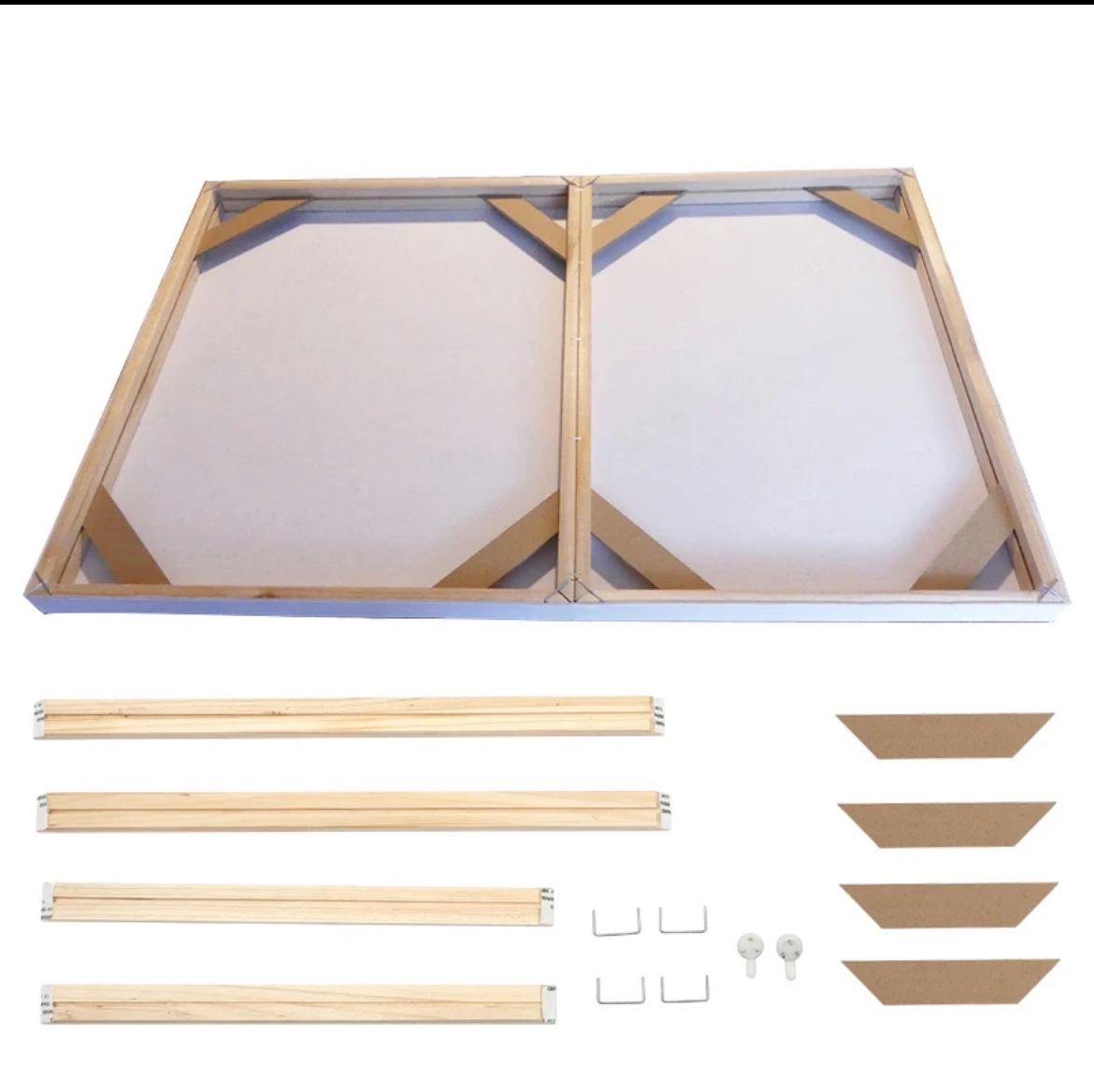 2 DIY Wood Canvas Frame