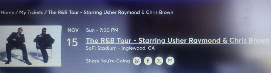 Usher & Chris Brown R&B Tour