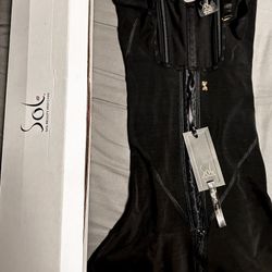 New SOL Black corset, XS