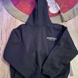 Essentials Black Hoodie 