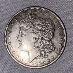 1886 US Morgan Silver Dollar