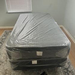 Mattress, Boxprings & Metal Frame. All Sizes Available. Excellent Quality Low Prices. Twin Mattress At $99.Hablamos Espanol.