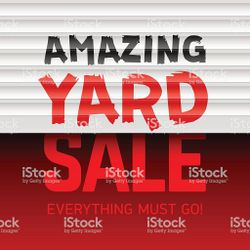 Yard sale Saturday October 5 2019