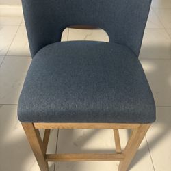  4 Blue Jean Bar Stools