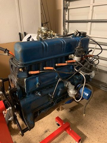 Ford F100 223 Inline 6 engine and Fordomatic Transmission