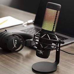 HyperX QuadCast S – RGB USB Microphone for PC, PS4, PS5 and Mac