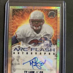 Ty Law Autographed NFL Trading Card
