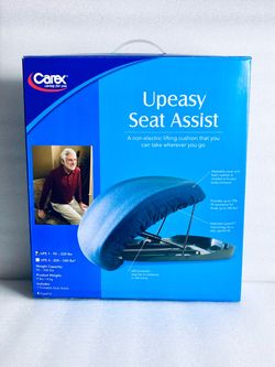 New Other Carex Seat Assist Standard Manual Lifting Cushion Navy Blue, 220lb Max