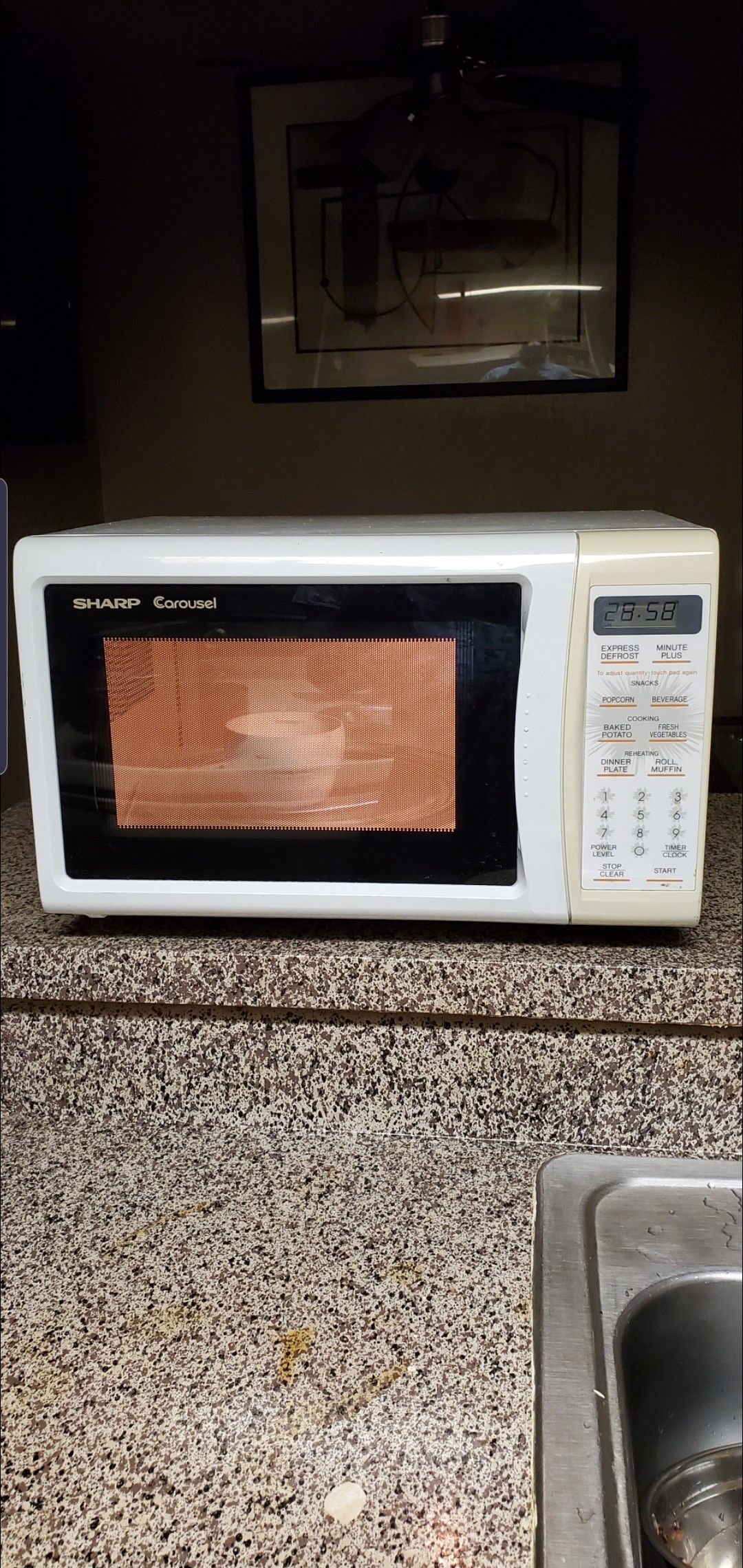 sharp carousel microwave.