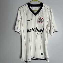 Corinthians Ronaldo Jersey Mens XL White Nike 2008 2009 Futbol Brazil R9
