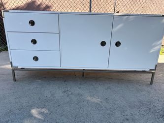West Elm Malone Buffet Media Console Entertainment Center Tv Stand Cabinet Sideboard Credenza