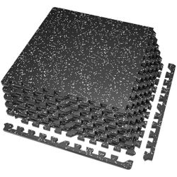 Thick Rubber Exercise Mat Tiles (240 Sq. Ft)