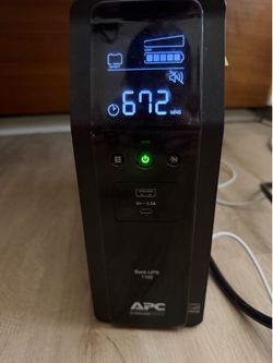 APC Back-UPS Pro 1100VA Battery Backup & Surge Protector UPS
